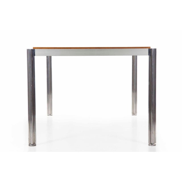 Oak and Metal “Shamrock” Desk or Dining Table by George Ciancimino For Sale - Image 12 of 12