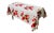 Vintage 1950s/60s Wilendur Red Royal Rose Rectangular Tablecloth, 52" X 68" For Sale - Image 9 of 11