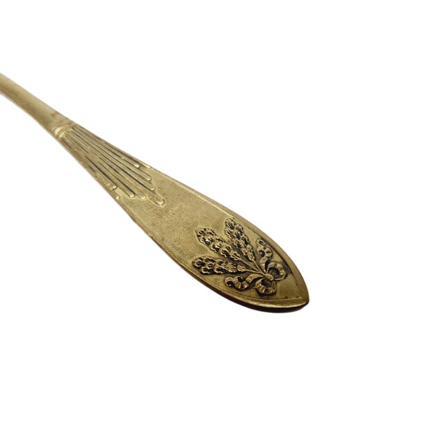 Art Nouveau Style Sugar Bowl Spoon by Hersch Mordka Spiro, Poland, 1930s, in Very Good conditions. Designed 1920 to 1949