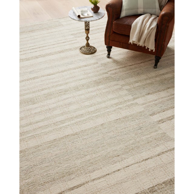 Beige Chris Loves Julia x LoloiChris Natural / Sage 8'-6" x 11'-6" Area Rug For Sale - Image 8 of 9
