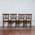 18th Century Style Chairs with Raffia Seats, Set of 4 For Sale - Image 5 of 9