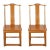 Pair of High Back Chinese Chairs Ming Style For Sale
