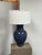 Modern Barbara Cosgrove Cobalt Lapis Table Lamp For Sale - Image 3 of 12