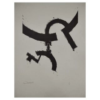 Domenech, Composition, 2000, Ink on Cardboard For Sale