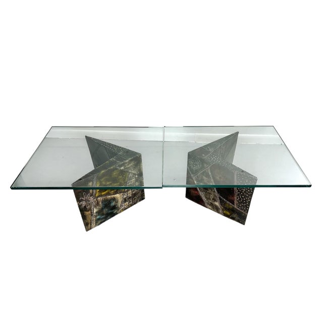 1967 Signed Pair of Paul Evans Exceedingly Rare Side Tables or Coffee Table For Sale - Image 15 of 17