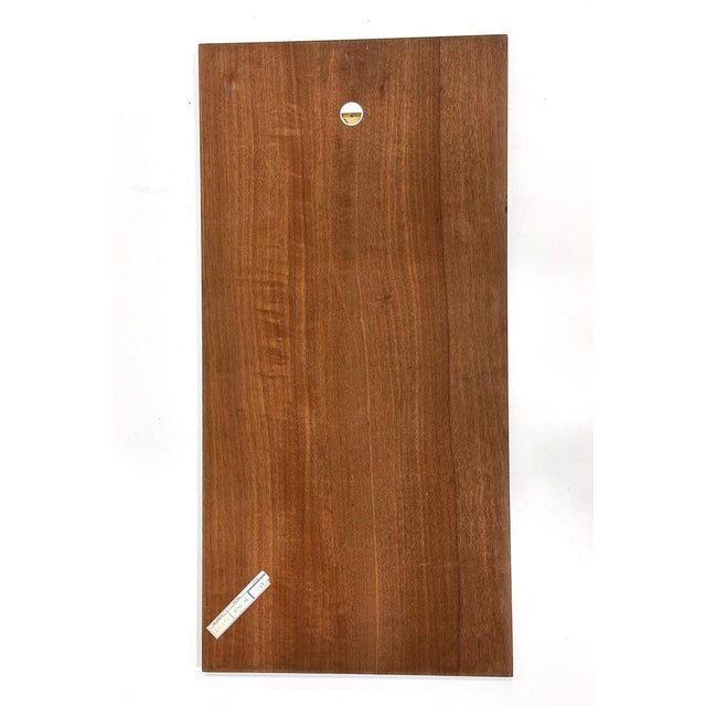 Brown Mid-Century Wall Mirror in Teak, 1970s For Sale - Image 8 of 9