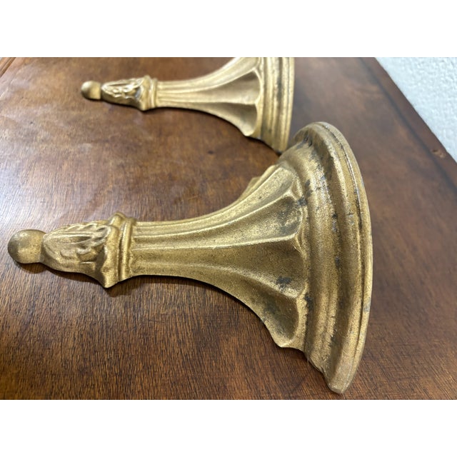 Vintage Hoda H050 Neoclassical Style Wall Shelves Corbels - Pair For Sale - Image 9 of 10