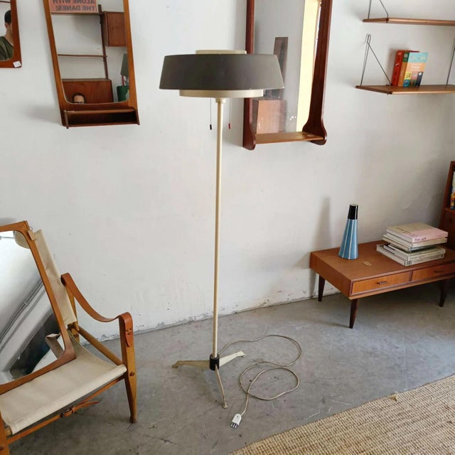 Danish Floor Lamp, 1960s, in Very Good conditions. Designed 1960 to 1969 European Plug (up to 250V).The wiring of this...
