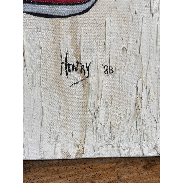1988 “The Black Ballerina” Signed Henry Original Oil Paintings — Pair For Sale - Image 10 of 11