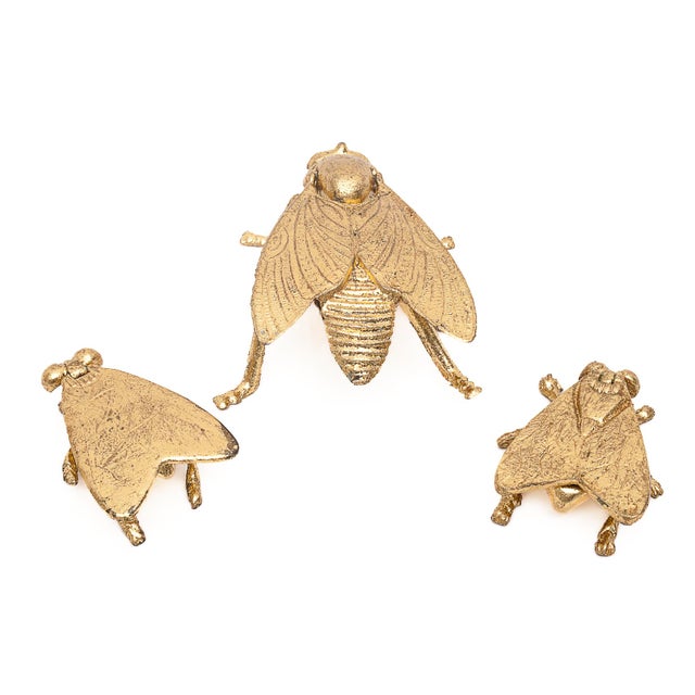 1930s Gilt Brass Ashtrays, 1930s, Set of 3 For Sale - Image 5 of 7
