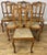 Vintage French Dining Chairs in Oak, Set of 6 For Sale - Image 15 of 15