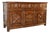 18th Century English Oak Geometric Dresser Base For Sale