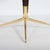 Mid-Century Modern Wood and brass table in the style of Cesare Lacca For Sale - Image 3 of 11