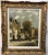 Late 19th Century The Market Antique Original Oil on Canvas Signed at the Bottom, Framed For Sale - Image 4 of 4