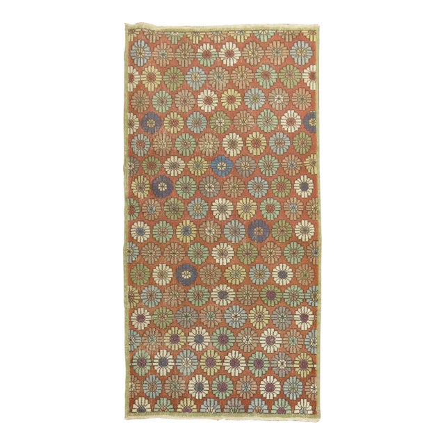 Soft Red Turkish Deco Rug For Sale