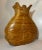 Wood Large Vintage Hand Carved Wood Veggie Cabbage Lettuce Figural Vase Sculpture For Sale - Image 7 of 17