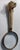 For your consideration. . . A figural vintage dog head magnifying glass. The magnifying glass features a long faux ivory...