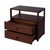 2020s Lark 28 in. W Rectangular Wood 2 Drawer Wide Nightstand with Open Shelf, Walnut For Sale - Image 5 of 11