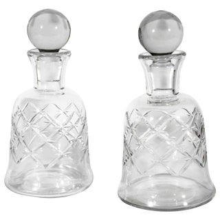 Baccarat Decanters - a Pair For Sale