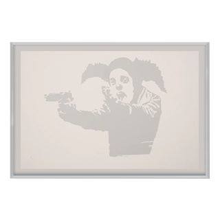 Banksy, Clown Skateboard Lick Shot, 2024, Print For Sale