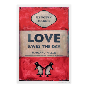 Harland Miller Love Saves the Day Signed Poster, 2020s