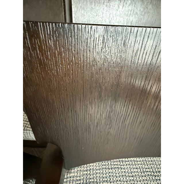 Wood Set of 6 Barclay Butera Highland Arm Chairs For Sale - Image 7 of 13