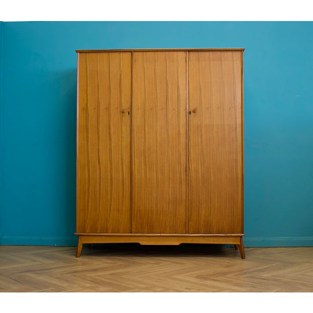 Vintage Walnut Wardrobe by Alfred Cox for Heals, 1950s For Sale - Image 13 of 13