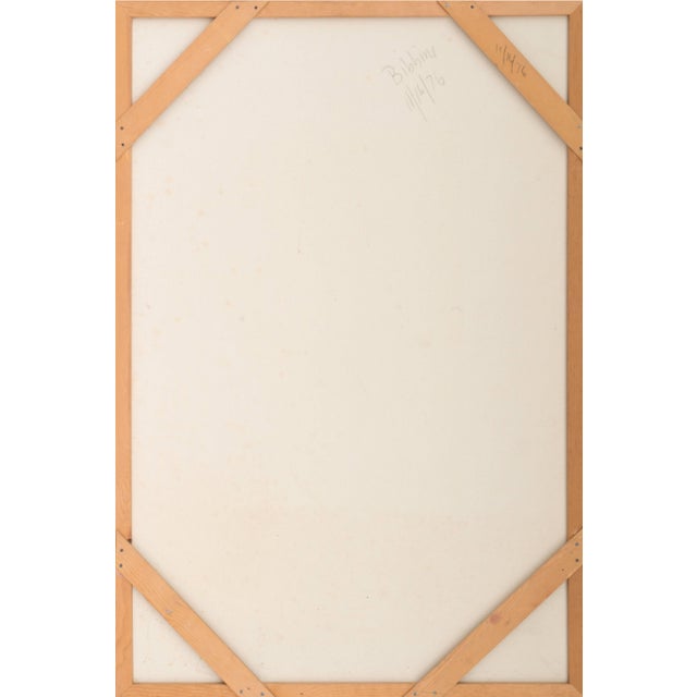 Light Pink 'Organic Abstract' by Frealon Norden Bibbins, 1976, Large Oil by San Francisco Artist, Bay Area Abstraction For Sale - Image 8 of 9