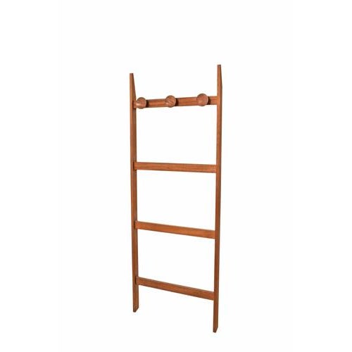 Wood Mid-Century Modern Danish Teak Wall-Mounted Coat Racks, 1960s For Sale - Image 7 of 15