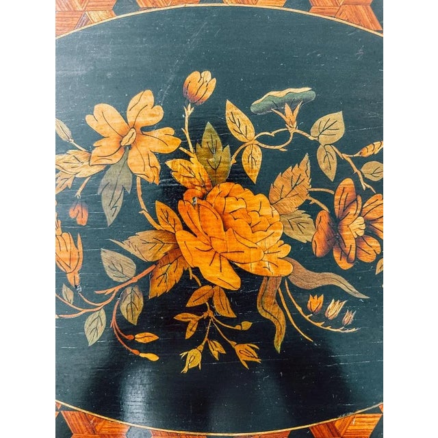 Louis XV / Louis-Philippe Marquetry Vanity Table, 1850-1900 For Sale - Image 16 of 18