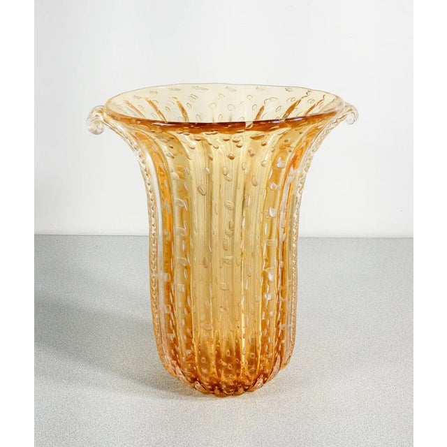 Murano Blown Glass Vase from Toso For Sale - Image 10 of 10