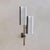 Mid-Century Modern Italian Brass Sconce with Acrylic Shades in the Manner of Stilnovo, 1950s For Sale - Image 3 of 7