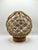 Beautiful netted glass fishing float style decor piece with a clear hand-blown look glass orb, natural woven rope netting,...
