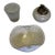 Mid 20th Century Murano Bullicante White & Gold Fleck Glass Smoking Set - 3 Pieces For Sale