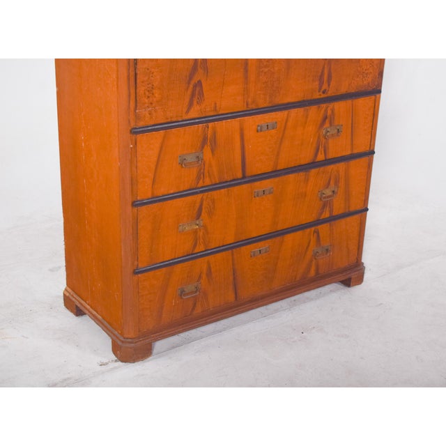 Vintage Abattant Cabinet with Three Drawers, 1920s For Sale - Image 11 of 14