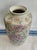 Mid 20th Century Chinese Cabbage Rose Hand Painted Chinoiserie Vase For Sale - Image 5 of 11
