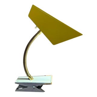 Yellow Gold Clamp Lamp by Hoso For Sale