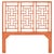 Coastal Ohana Platform Bed Queen, Citrus Orange For Sale - Image 3 of 7