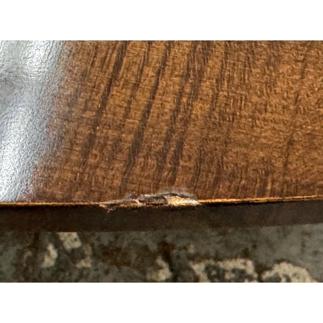 Orlando Diaz-Azcuy for McGuire Aria Round Starburst Dining Table For Sale - Image 12 of 12