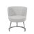 This beautifully balanced and well scaled Set of Six Mid-Century Modernist Barrel Form Upholstered Dining Chairs with...