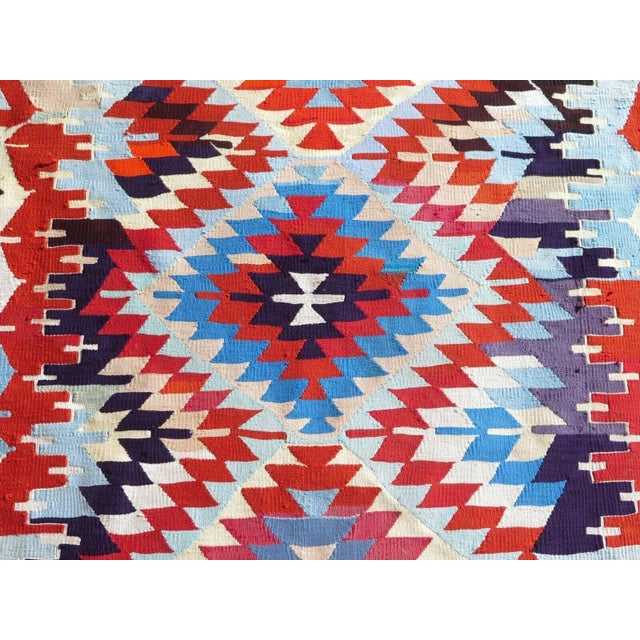 1960s 1960s Vintage Turkish Handknotted Runner Rug - 43"x117" For Sale - Image 5 of 11