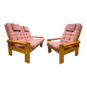 Mid 20th Century Swedish Dymling Sofa Set by Yngve Ekström, Swedese
