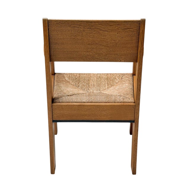 Art Deco Dutch Oak Armchair by J.A. Muntendam for L.O.V. Oosterbeek, 1920s For Sale - Image 9 of 12