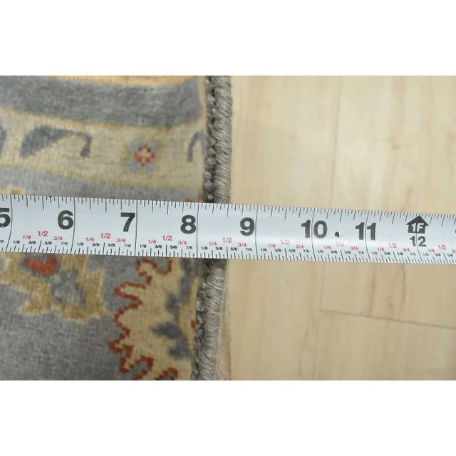 Anatolia Rug 8' X 10'1'' Gray Wool Modern Hand-Knotted Oriental Carpet For Sale - Image 11 of 12