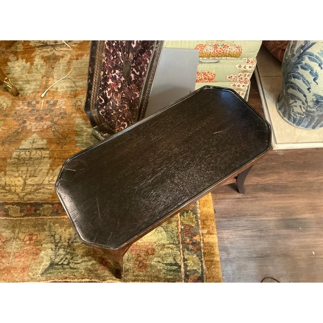 Victorian English Sheffield Harris & Land Silverplate & Faux Tortoise Tray Table, c.1863 For Sale - Image 10 of 13
