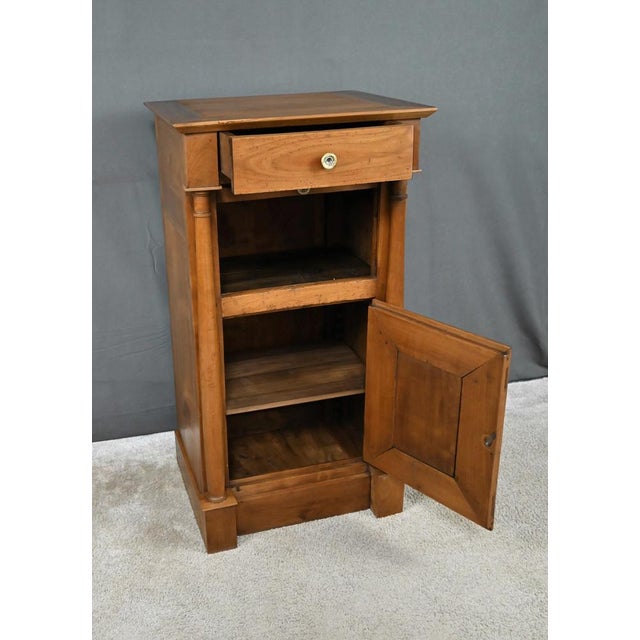 Traditional Empire Cherrywood Living Room Cabinet, 19th Century For Sale - Image 3 of 14