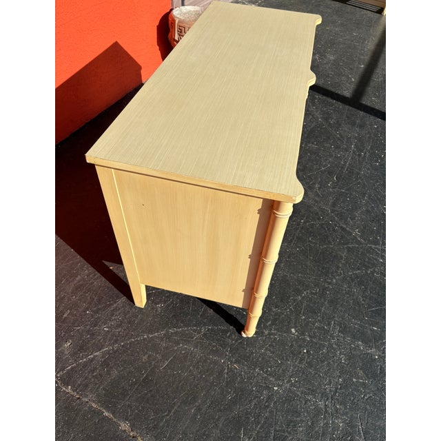 Hollywood Regency Henry Link Bali Hai Desk With Hutch Topper For Sale In Tampa - Image 6 of 10