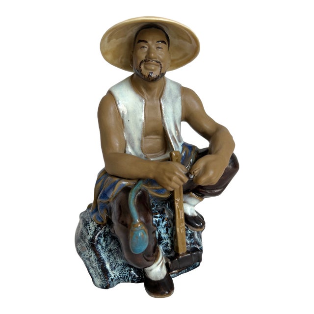 Vintage Chinese Porcelain Statue For Sale