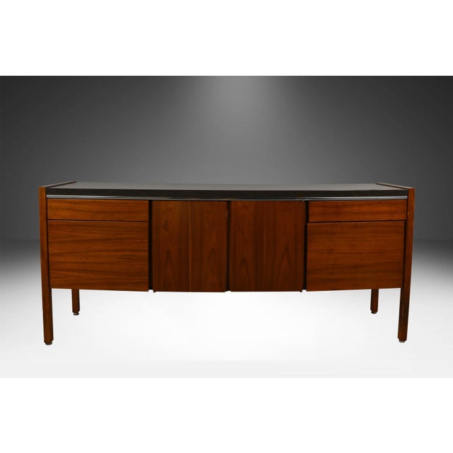 Brown Mid-Century Modern Credenza File Cabinet For Sale - Image 8 of 12