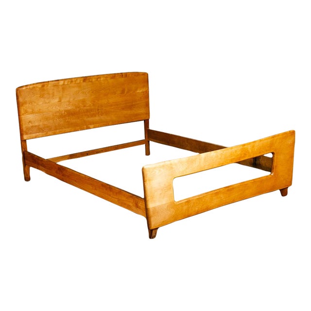 1960s Mid Century Modern Full Heywood Wakefield Solid Maple Bed Frame Chairish